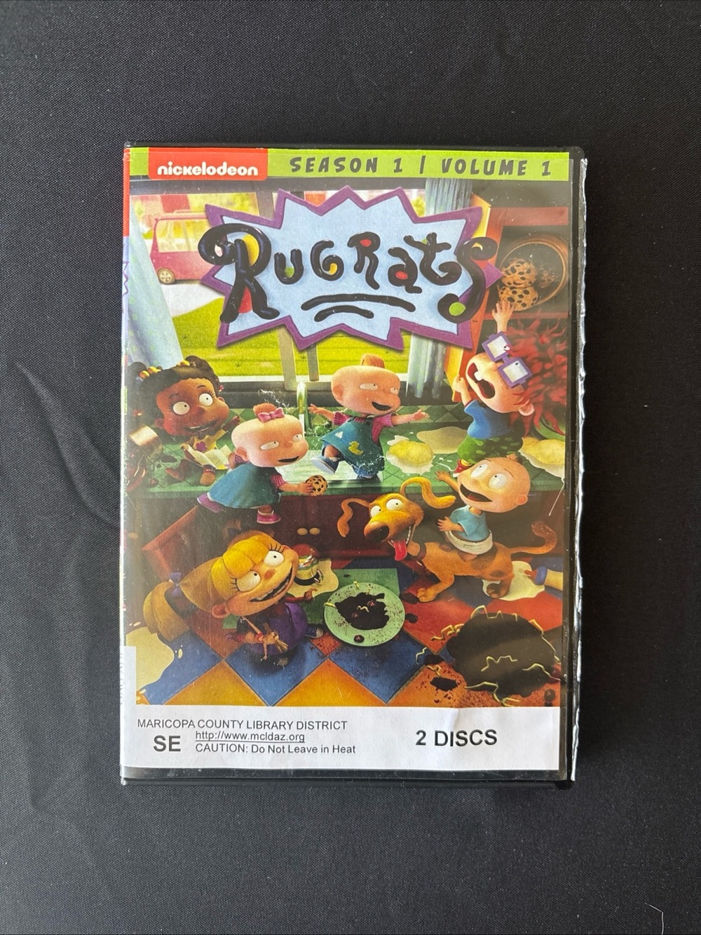 Rugrats Season 1 Volume 1 DVD 2022 Nickelodeon 2-Disc Set Tested Works